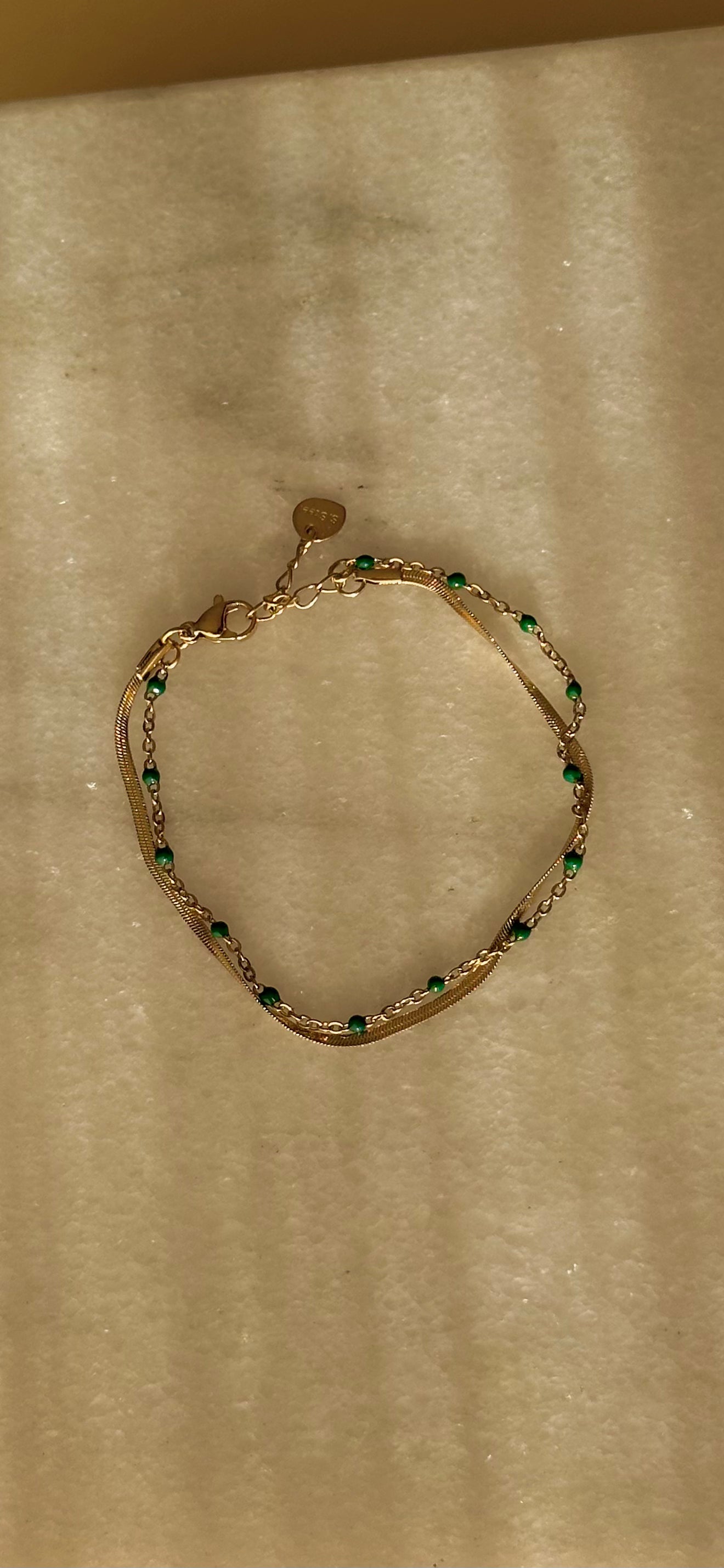 green snake chain