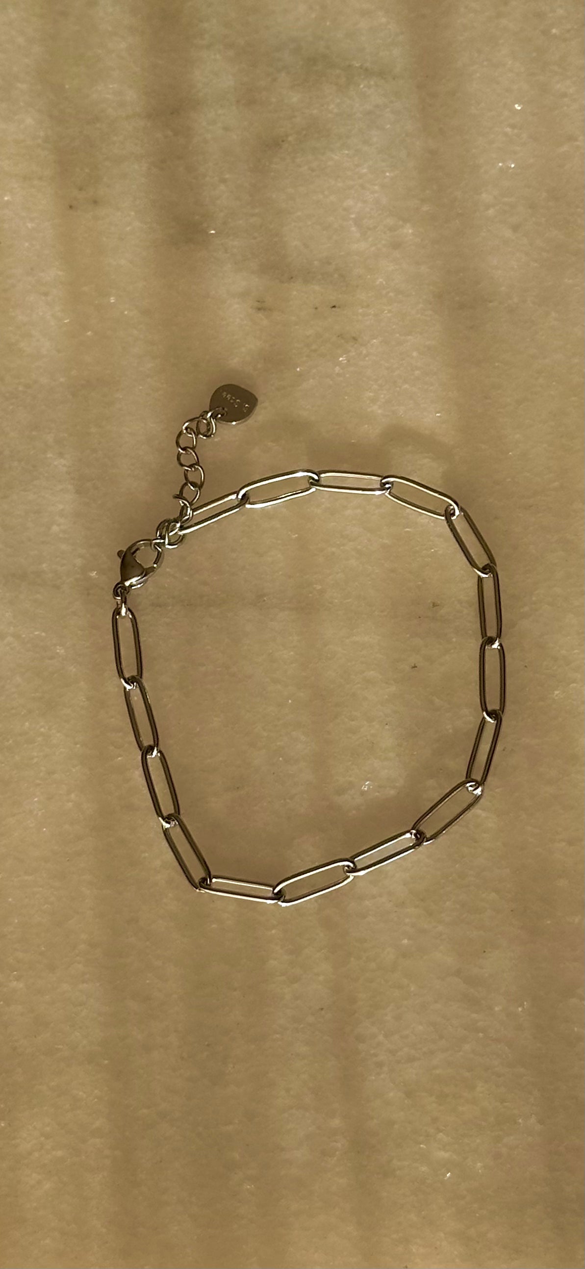 rectangler chain silver