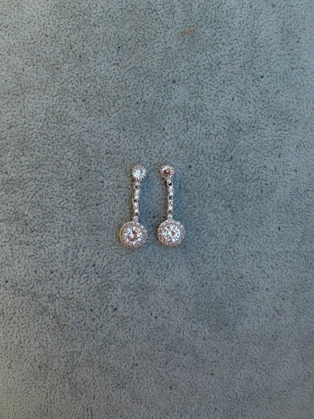 Graduated Diamond Tennis Earrings