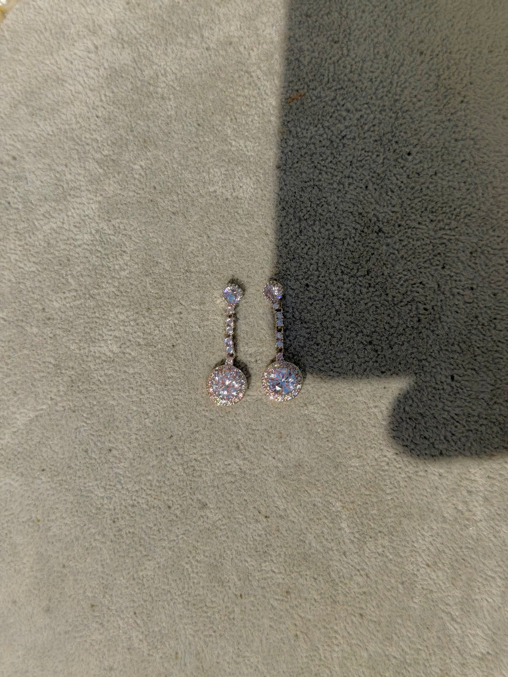 Graduated Diamond Tennis Earrings