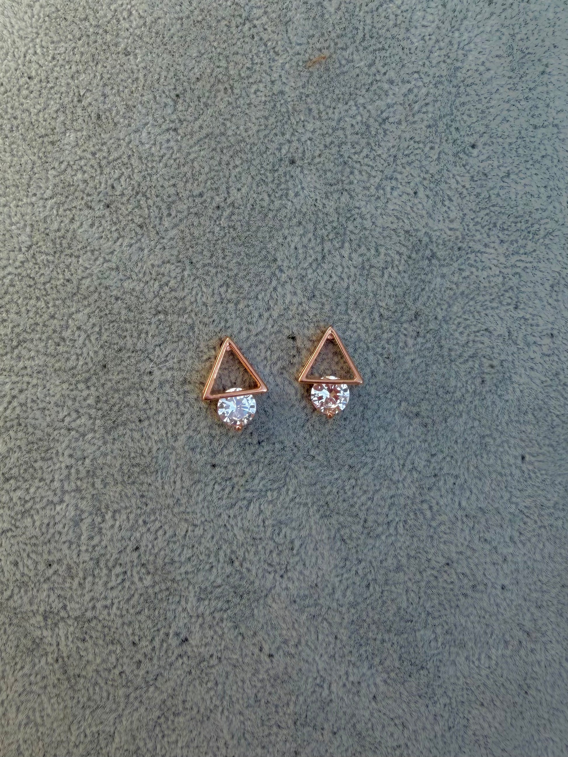 rose gold triangle