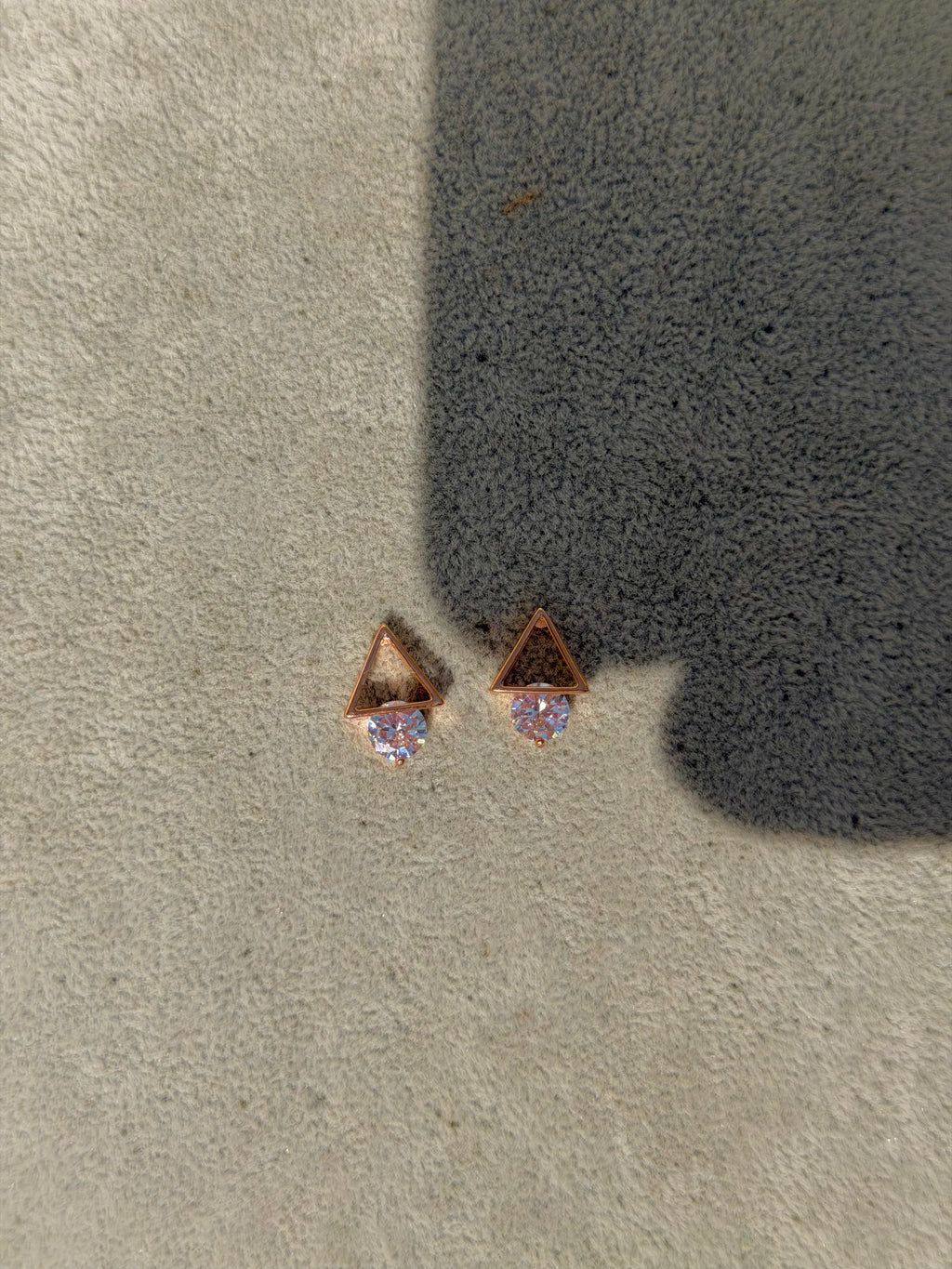 rose gold triangle