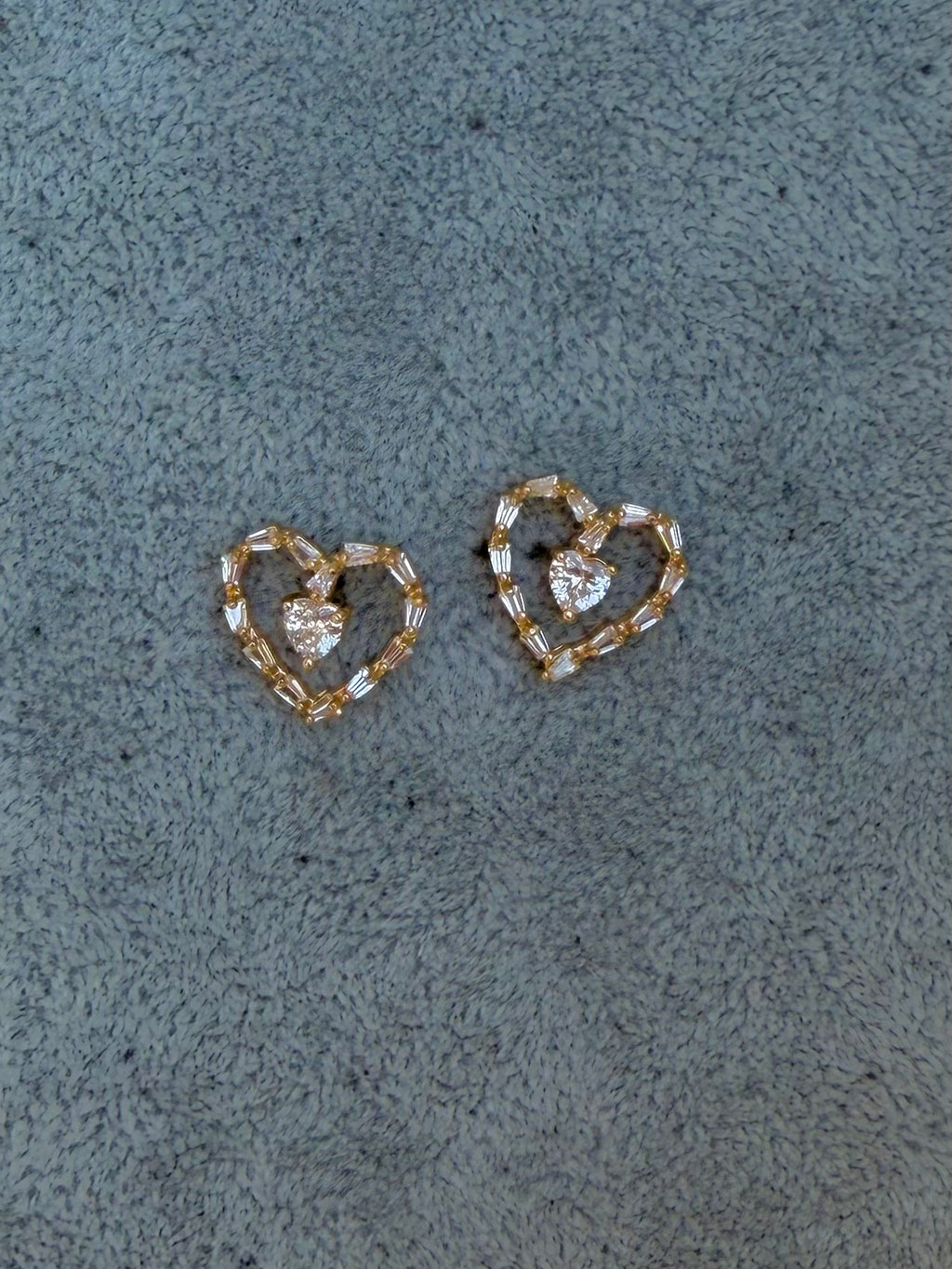 golden crystal heart